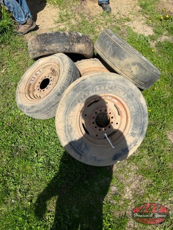 Image for Pile of Implement Tires and Rims