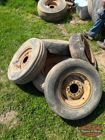 Image for Pile of Implement Tires and Rims