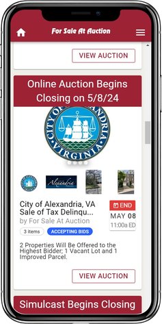 Image for City of Alexandria, VA Sale of Tax Delinquent Real Estate