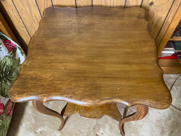 Image for Antique Oak Tall End Table or Night Stand