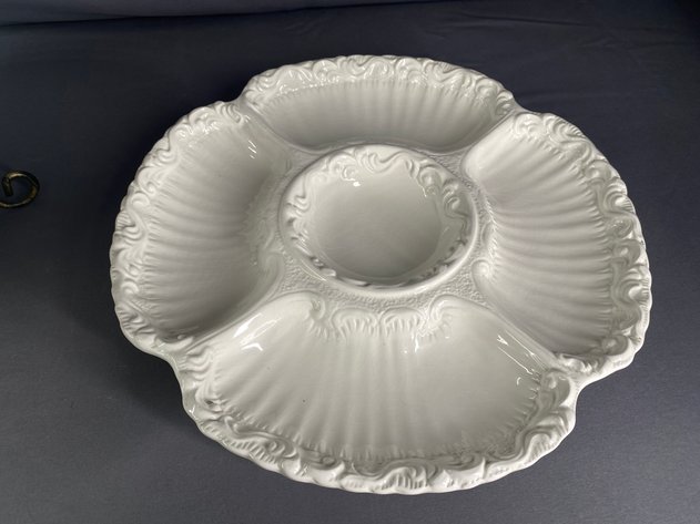 Image for (3) Serving Dishes Made in Italy and Metal Stand