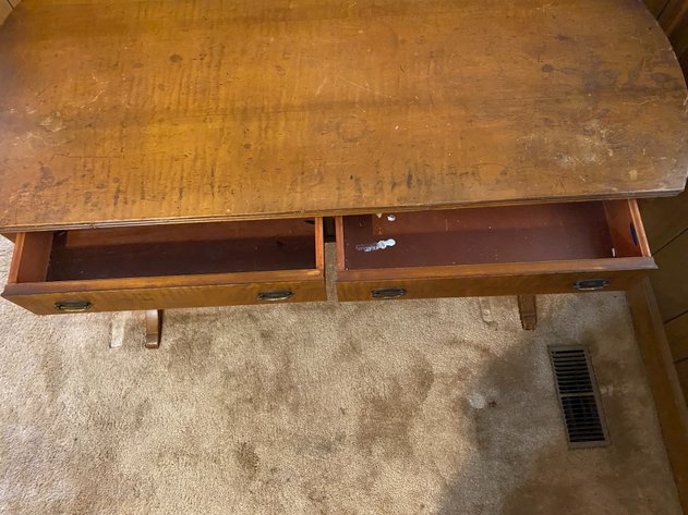 Image for Antique Wooden Console Table