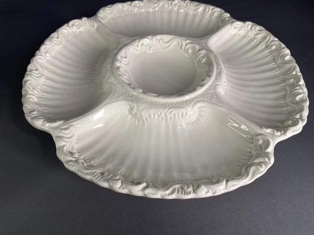 Image for (3) Serving Dishes Made in Italy and Metal Stand