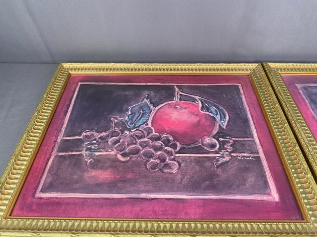 Image for (2) Framed Fruit Themed Prints