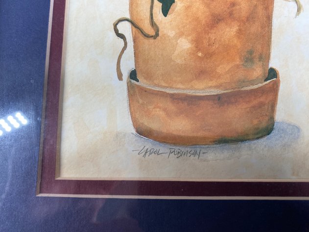 Image for (3) Framed Floral Prints, Signed by Artist