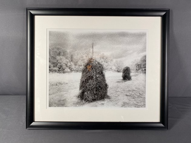 Image for Black and White Framed and Matted Photograph Original Art Signed by Artist Bob Parker of Leary GA