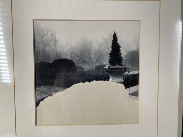 Image for Black and White Framed and Matted Photograph Original Art Signed by Artist Bob Parker of Leary GA