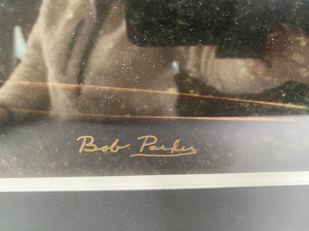 Image for Framed and Matted Colored Photograph Original Art Signed by Artist Bob Parker