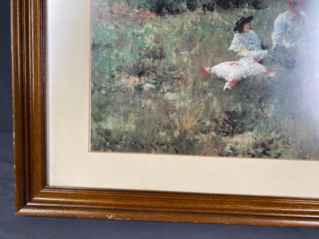 Image for Framed and Matted Print Signed by Artist