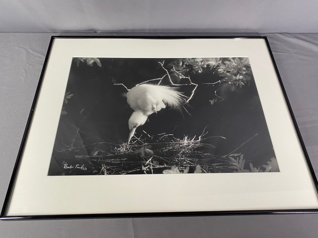 Image for Black and White Framed and Matted Photograph 