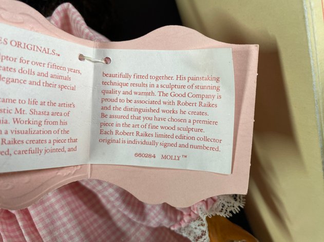 Image for Vintage Robert Raikes Original Doll, Signed 