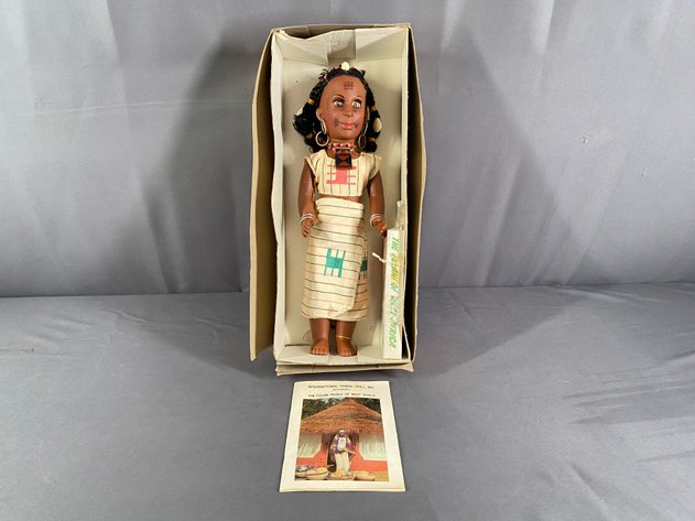 Image for 1986 Fulani Doll of West Africa Doll, In Original Box