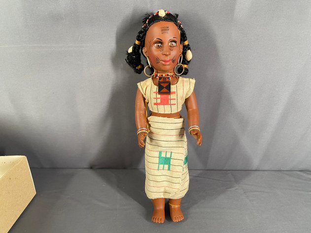 Image for 1986 Fulani Doll of West Africa Doll, In Original Box