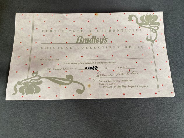 Image for Bradley's Porcelain Doll 