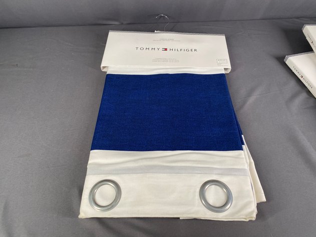 Image for (3) Sets of (2) Tommy Hilfiger Cabana Striped Window Panels