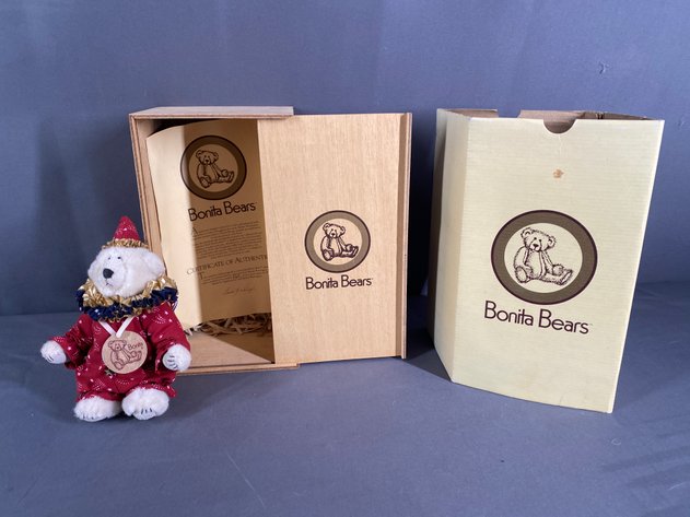 Image for Vintage Bonita Bear Numbered Limited Edition, In Original Box