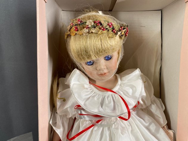 Image for Vintage Porcelain Doll by Pauline 