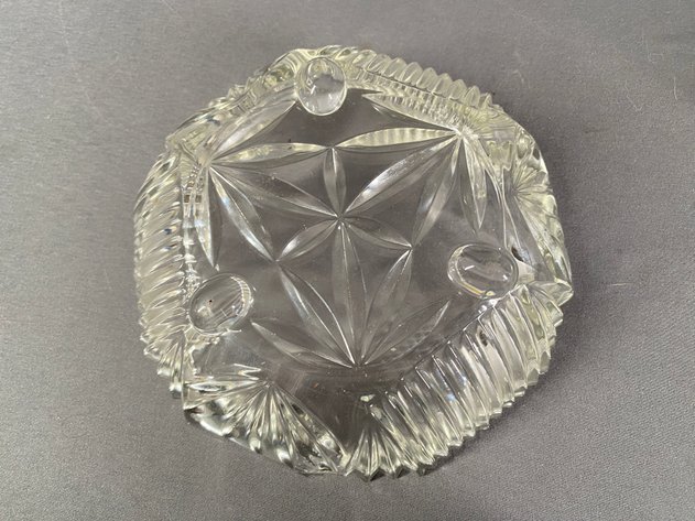 Image for (11) Piece Assortment of Cut Glass Serving Ware