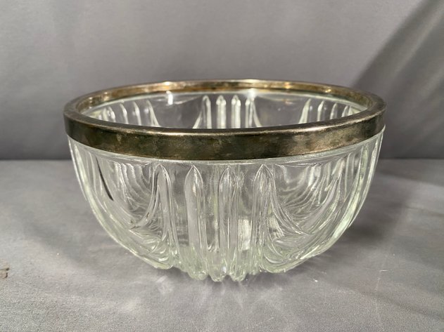 Image for (11) Piece Assortment of Cut Glass Serving Ware