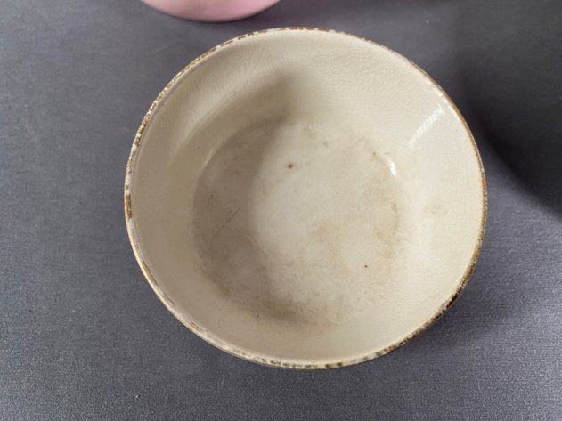 Image for Vintage (7) Piece Porcelain Floral Pitcher and Bowl Set