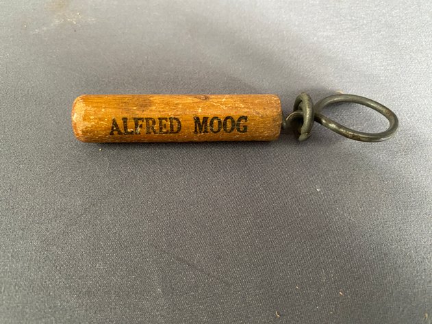 Image for Antique Liquor Bottle with Corn Cob Cork and Antique Advertising Cork Screw