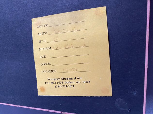 Image for Framed and Matted Colored Photograph Original Art Signed by Artist Bob Parker