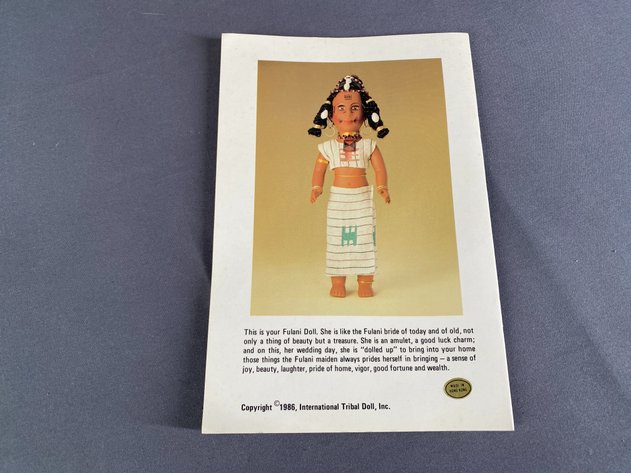 Image for 1986 Fulani Doll of West Africa Doll, In Original Box