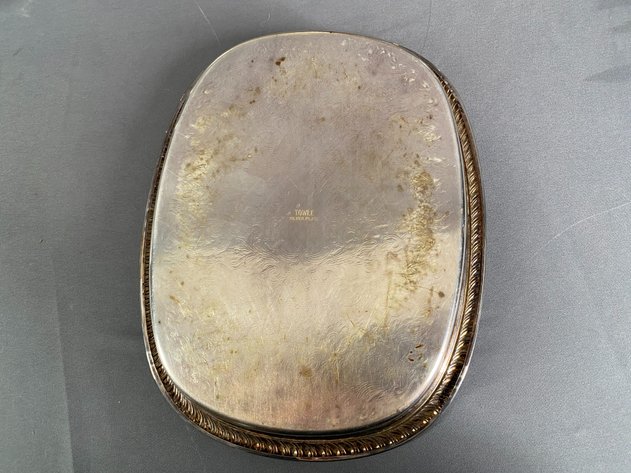 Image for (5) Piece Assortment of Silver Plate and Sterling Serving Ware