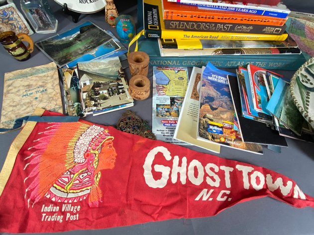 Image for Collection of Travel Souvenirs, Guides and Atlas'
