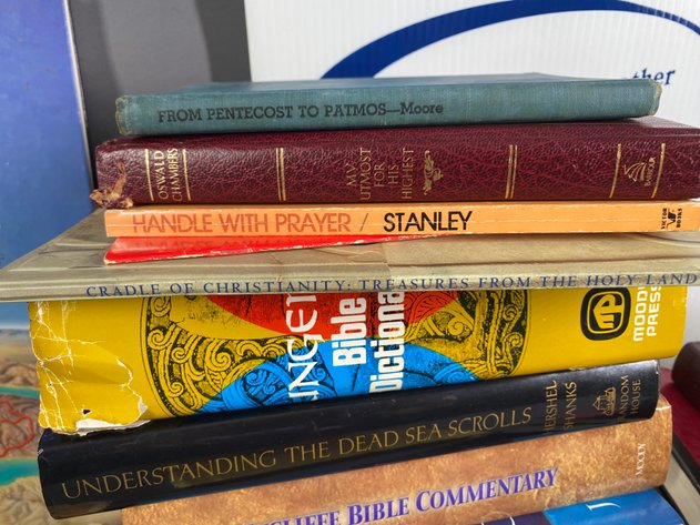 Image for Assortment of Biblical and Christian Themed Books, Lessons and Commentary