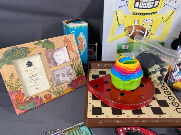 Image for Vintage Baby Toys, Board Games, and Stuffed Animals; and Kids Wall Decor