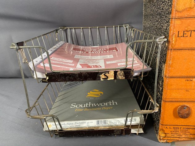 Image for Assortment of Office Supplies, Many Vintage Items