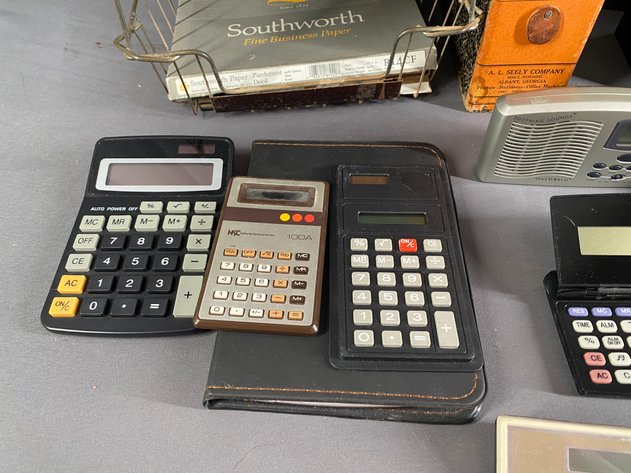 Image for Assortment of Office Supplies, Many Vintage Items