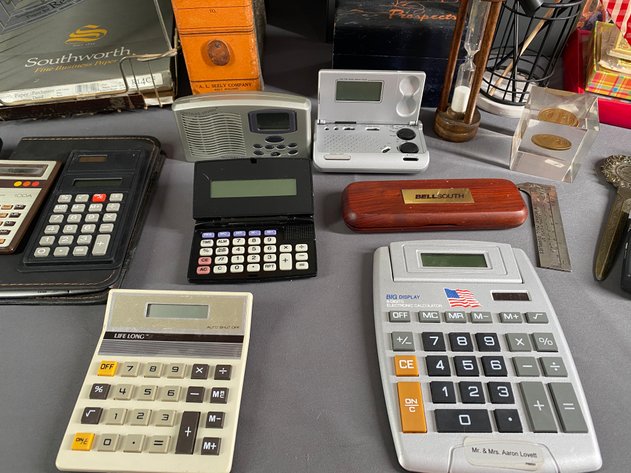 Image for Assortment of Office Supplies, Many Vintage Items