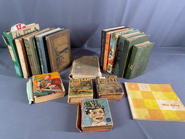 Image for (16) Assortment Vintage and Antique Children's Books