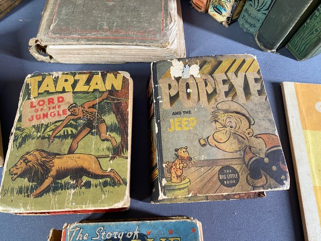 Image for (16) Assortment Vintage and Antique Children's Books