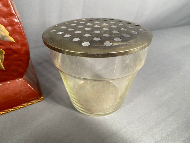 Image for Assortment of Planters, Vases and Floral Frog Floral Arrangement Organizers