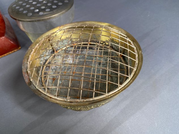 Image for Assortment of Planters, Vases and Floral Frog Floral Arrangement Organizers