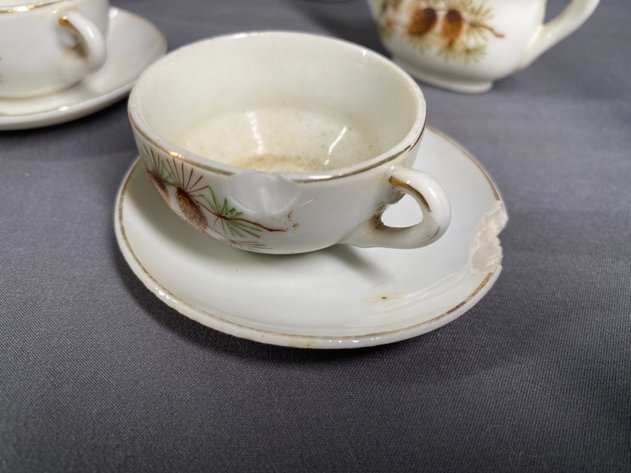 Image for (25) Piece Assortment of Vintage Japanese Tea Sets, Tea Cups, Saucers, Bowls and More!