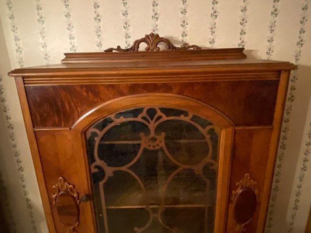 Image for Antique Jacobean Style China Cabinet