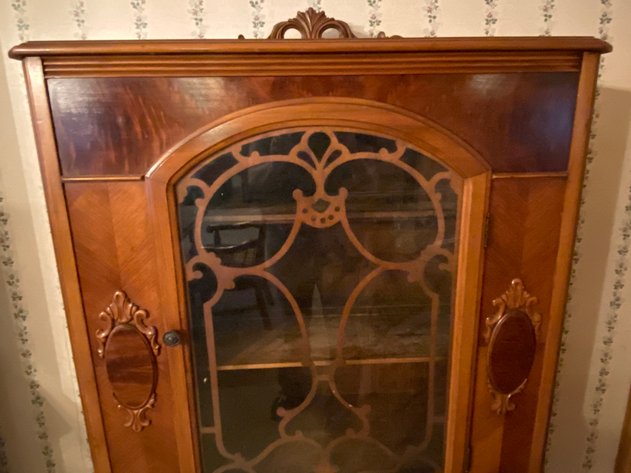 Image for Antique Jacobean Style China Cabinet