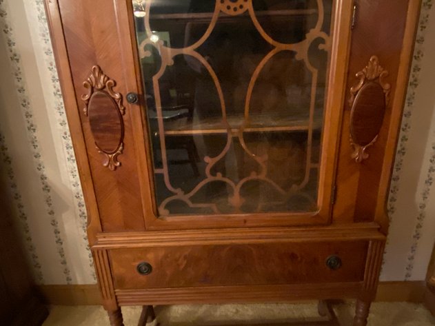 Image for Antique Jacobean Style China Cabinet