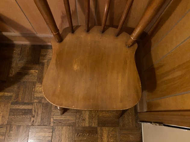 Image for MCM Solid Wood Spindle Style Accent Chair