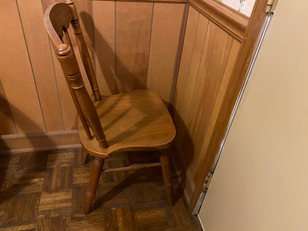 Image for MCM Solid Wood Spindle Style Accent Chair