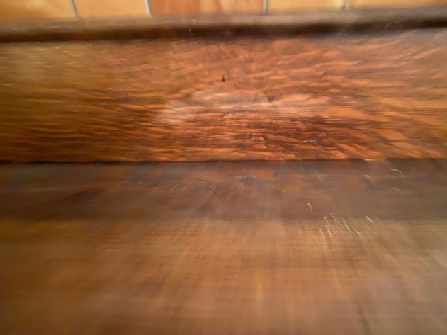 Image for Antique Burl Wood Buffett Side Board