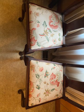 Image for (2) Philadelphia Style Queen Anne Dining Chairs with Shell Motif