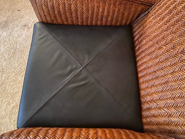 Image for Woven Rattan Arm Chair with Cushion