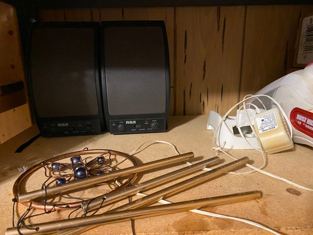 Image for Metal (5) Shelf Adjustable Storage Shelf with Contents