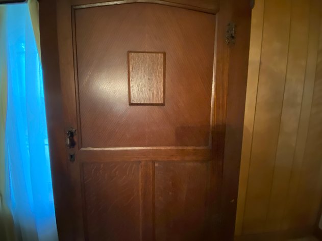 Image for Antique Jacobean Style English Oak Wardrobe, Hall Coat Closet/Armoire