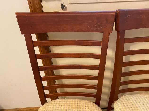 Image for (2)Upholstered Seat Dining Chairs